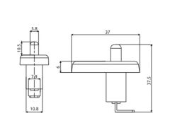 Kapı Işık Butonu  Tipi Unıversal