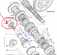 ŞANZUMAN GRUP RULMAN FORD  96WT 7025 AA
