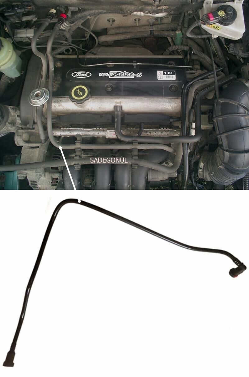 BENZİN HORTUMU UZUN FOCUS 1.6 BENZİNLİ 1999/2002 98AB9B337BH1