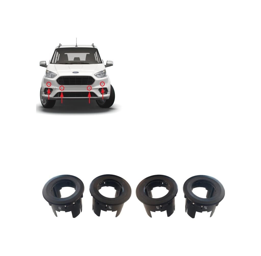 Ford Courier Ön Park Sensör Tutucu Yuva Çerçevesi 4 Adet