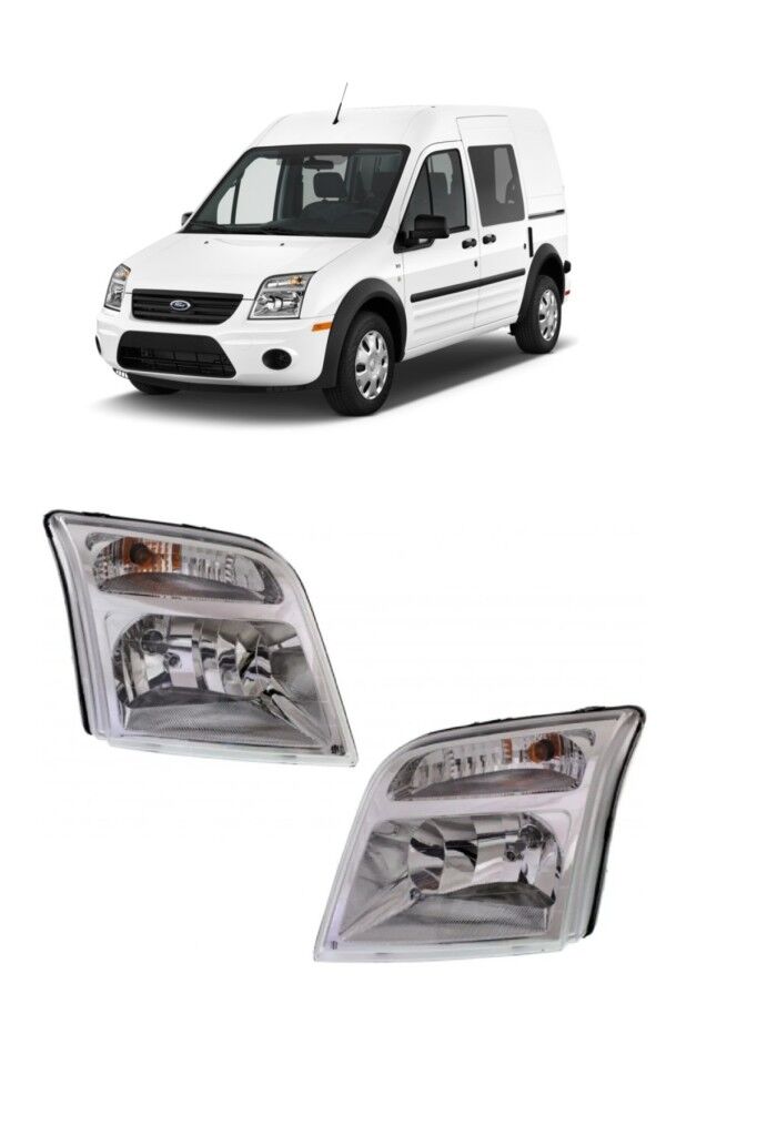 Ford Connect 2002-2013 Sağ + Sol Ön Far Takımı Motorlu 2002-2013