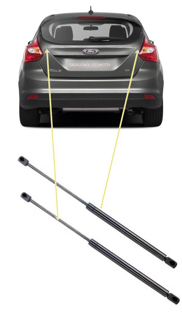 BAGAJ AMORTİSÖRÜ FORD FOCUS 2012-2018 HATCBACK TAKIM